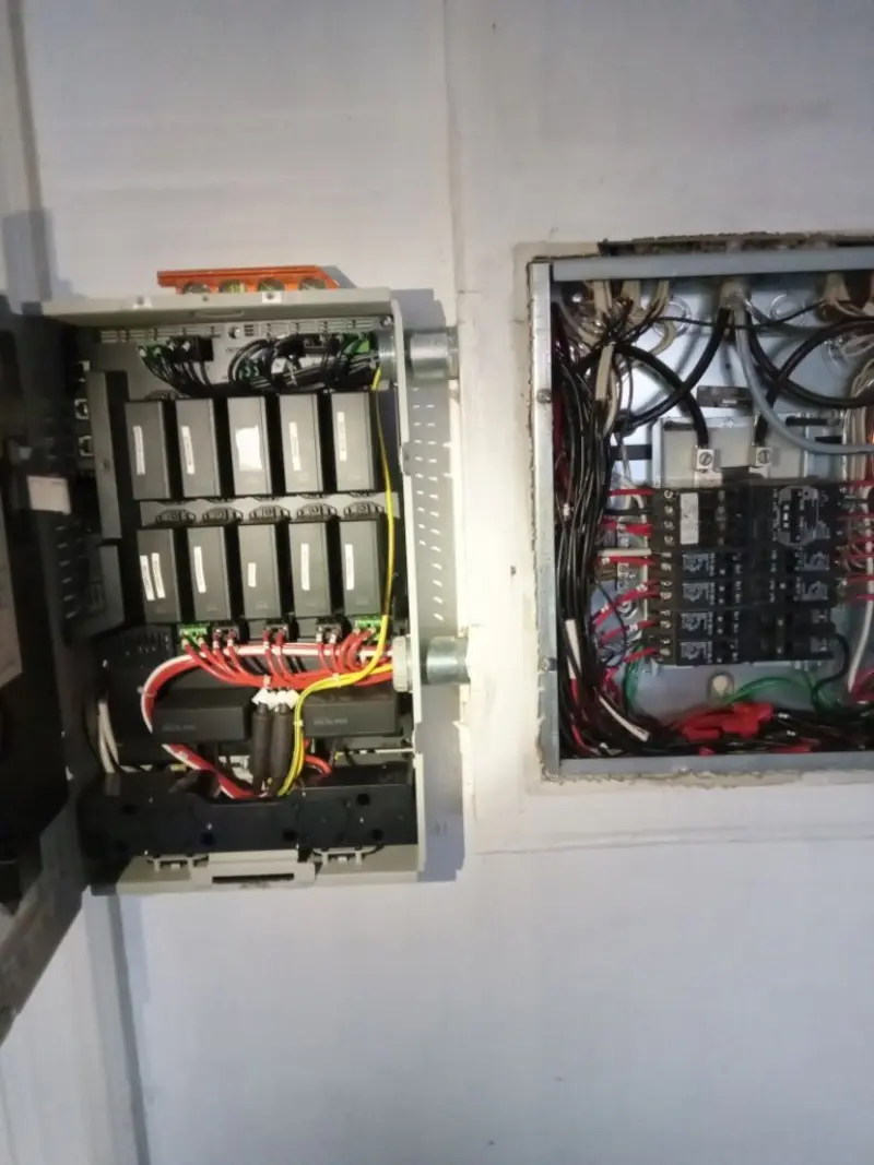Electrical panel upgrade completed for Indoor Lighting Installation in Belvidere